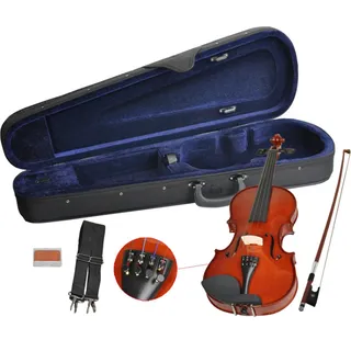 Steinbach 4/4 Anfängergeige im SET handgearbeitet volle Größe ab ca. 12 Jahren geeignet. Mit Koffer, Geigenbogen, Kolophonium und Schultertragegurt. Seit vielen Jahren bewährtes SET