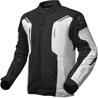 Modeka Khao Air II Motorradjacke Schwarz/Grau M