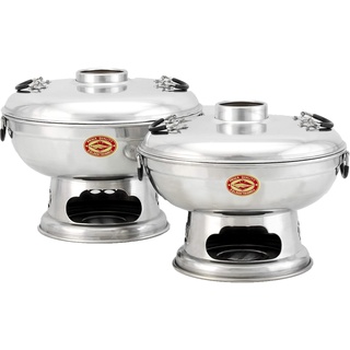 Mongolentopf - Hot Pot - Thai Fondue - Feuertopf aus Thailand (20 cm)