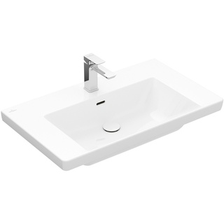 Villeroy & Boch Subway 3.0 Schrankwaschtisch 800 x 470 mm, 1 Hahnloch, mit Überlauf weiß