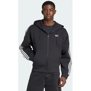 Adidas Adicolor Spacer Oversized Reißverschlusspullover - Black - L