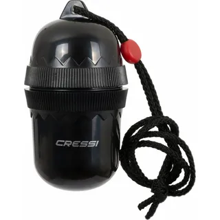 CRESSI Dry Box 110mm Black - wasserdichte Trockenbox zur Sicheren Aufbewahrung von Gegenständen und zum Schutz vor Sand, Staub und Schmutz, Unisex, Schwarz, 110mm, Unisex
