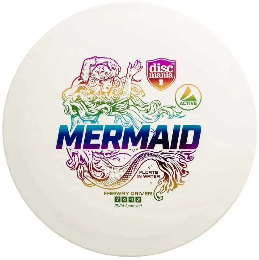 Discmania Active Base Mermaid Disc Weiß