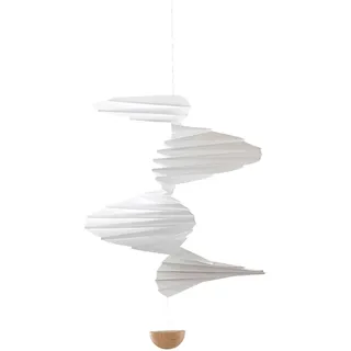 Flensted Mobiles Flensted 161B Air Stream 24 Mobiles, Folie, Weiß, 45cm