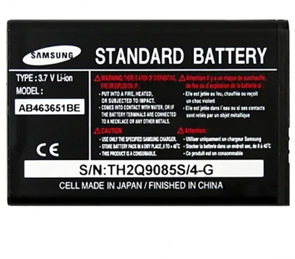 Akku Original Samsung für Samsung B3410, Typ AB463651BE
