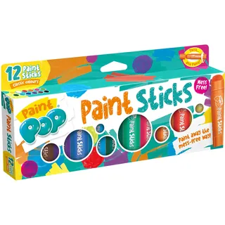 Invento Paint Pop: Paint Sticks 12-Pack (klassische Farben)