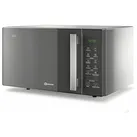 Bauknecht MW 254 SM Mikrowelle mit Grill und Dampffunktion, Schwarz / Silber