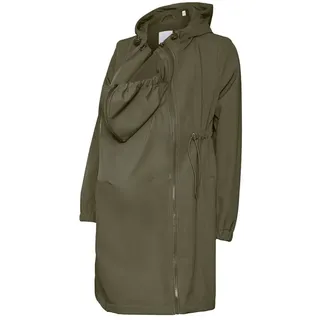 MAMA LICIOUS Mamalicious Nell Solid 3in1 Softshell Maternity Jacke - Ivy Green - M