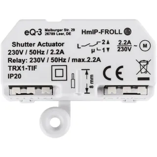 eQ-3 Homematic IP Rollladenaktor - Unterputz