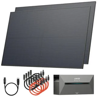 880 W / 800 W inkl. 1,6 kWh Anker Solix 2 Pro Speicher