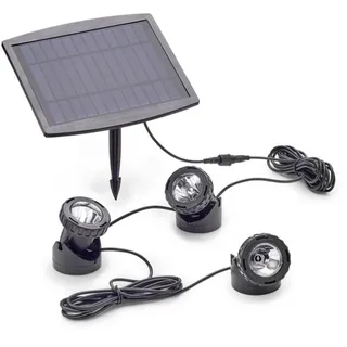 PONTEC Solar Teich- und Gartenbeleuchtung PondoSolar LED Set 3