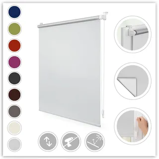 Lichtblick Thermo-Rollo Klemmfix 60 x 150 cm weiß