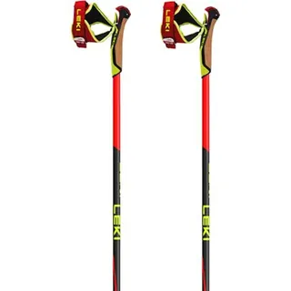 Leki Hrc Marathon Rollerski Stöcke - Bright red-neonyellow-black 140 cm