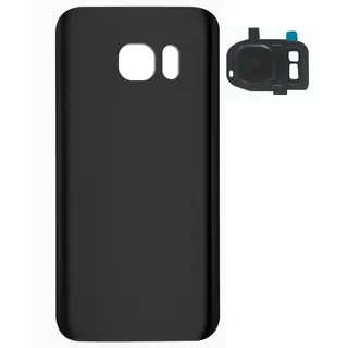 UU FIX Akkudeckel Ersatz Hoch Geeignet für Original Samsung Galaxy S7edge(Schwarz) Rückseite Battery Cover Ersatz Reparaturteil Mit.