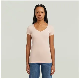 G-Star Base V-Neck T-Shirt - Pink - M