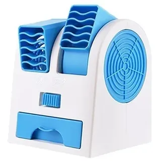 2020 Neuer Mini 3-in-1 Luftbefeuchter, Ventilator, Luftbefeuchter Und Luftreiniger Für Zuhause/schlafzimmer/büro/außenbereich, Usb/tragbar, Leise, Batteriebetriebener Luftkühler, 1 Stück (blau)