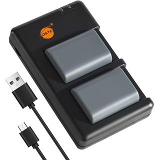 DSTE 2PCS NB-2LH NB-2L(1900mAh/7.4V) Batterie Ladegerät Compatible für Canon Optura 400,500,PowerShot G9,S40,VIXIA HF R10,HF R11,HV40,DC320,EOS 350D,400D,Digital Rebel XT,XTi,FV500,FVM20,BP-2L5,BP-2LH