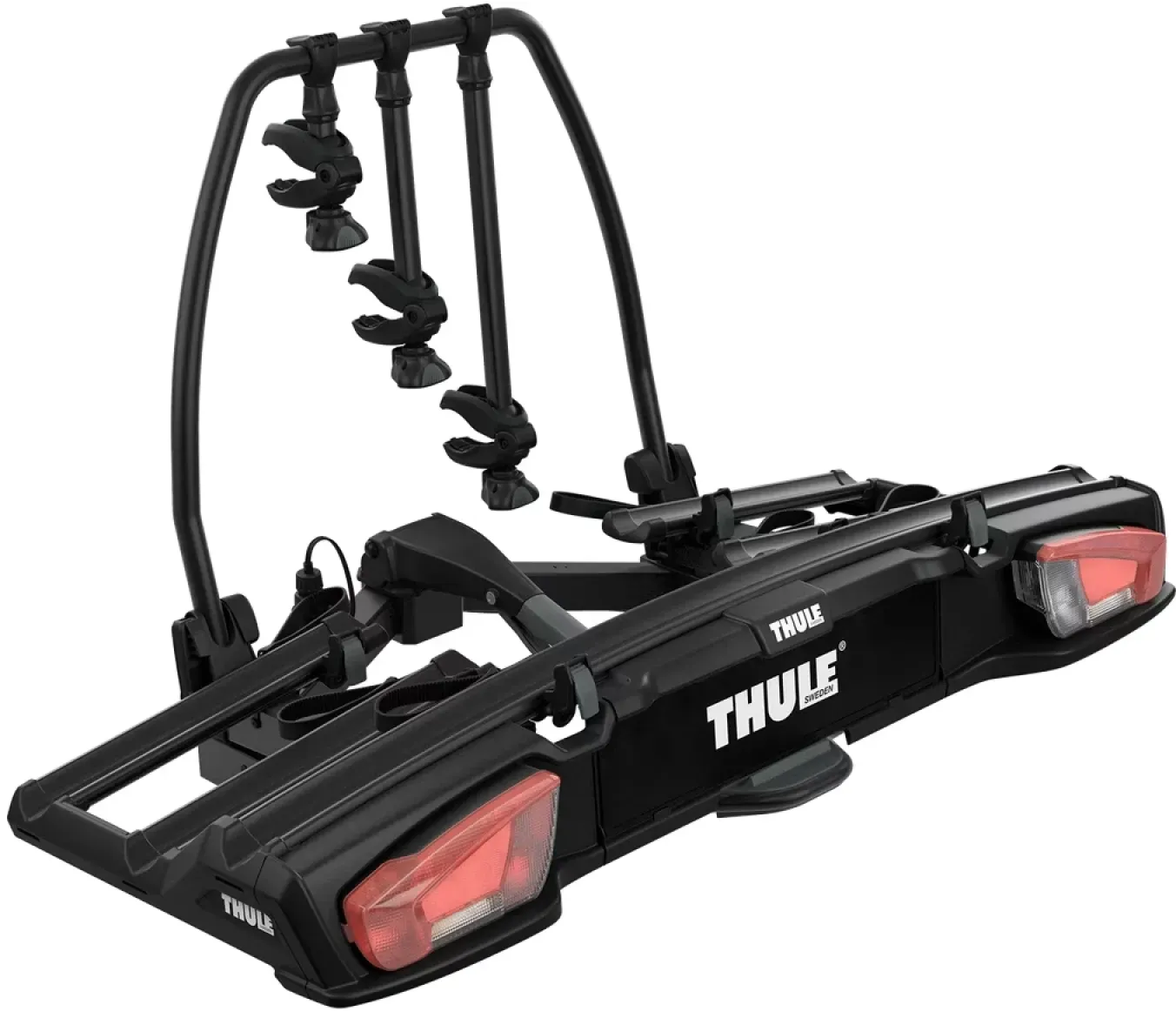 Thule EasyFold XT Fahrradträger für Anhängerkupplung 2 Fahrräder Silber