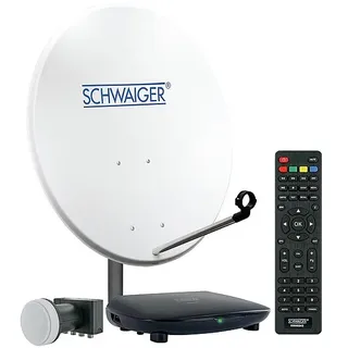 Satelittenanlagen-Komplettpaket - HDTV für bis zu 4 Teilnehmer