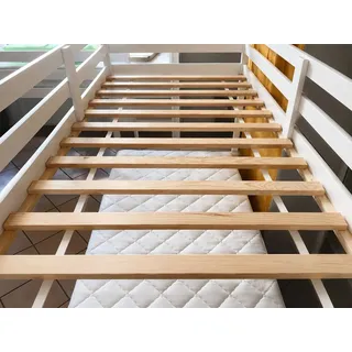 Lattenrost 90x200 Lattenrost Rollrost Bettrost Holz 90x200 cm Kiefer Massiv, Homeline, Kiefer
