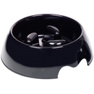 Anti-Schling Napf schwarz: Futternapf für Hunde, Small, 750 ml, L:22 x 7,5 cm