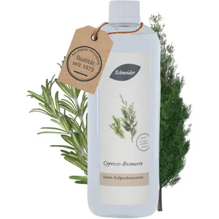 Saunabedarf Schneider Sauna Aufguss Konzentrat Cypresse - 250ml, naturreine, ätherische Öle, wohltuender Saunaaufguss & langanhaltendes Dufterlebnis