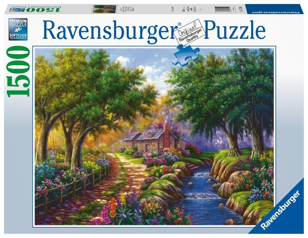 Ravensburger Puzzle 1500 Teile Ravensburger Puzzle Cottage am Fluß 17109, 1500 Puzzleteile