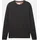 1038426 Basic Knit Pullover Black Grey Melange L