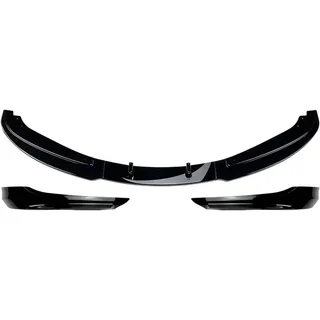 Auto Frontlippe Frontspoiler für BM-W Serie 3 E90 E91 Facelift LCI 320i 330i 2007-2012,Front Stoßfängerlippe Unterem Splitterblatt-Körperkit,Diffusor Körper Kinnschutz Antikollisions Zubehör