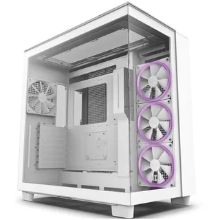 NZXT H9 Elite White Midi Tower ATX Gaming Gehäuse weiß