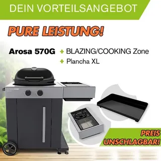 Outdoorchef Arosa 570 G Gas Kugelgrill Vorteilspaket Art.Nr. 18.128.34MAP