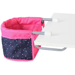 Bayer Chic 2000 CHIC2000 Puppentischsitz, Konfetti, pink, 735-84
