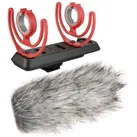 RØDE Deadcat Fell-Windschutz mit SM3-R Shotgun Mikrofon-Halterung (Fell), Mikrofon Windschutz