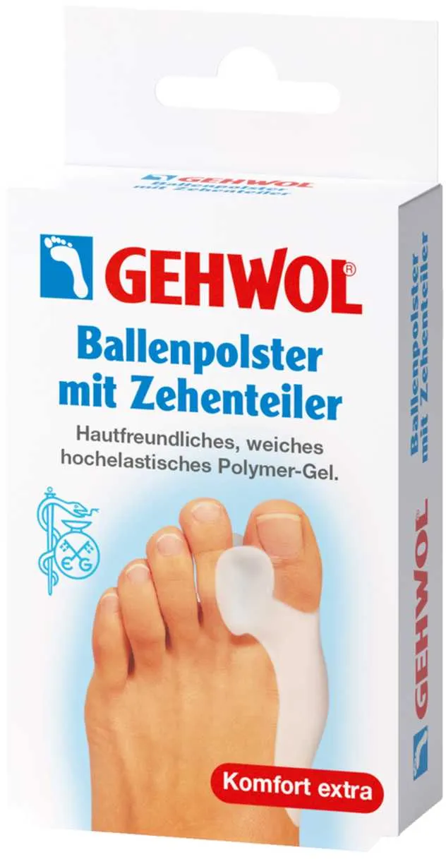 GEHWOL Ballenpolster mit Zehenteiler 1 Stück