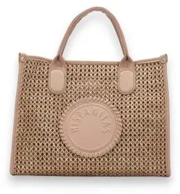 Hispanitas für Damen. BV264717 Braune Handtaschen Handtasche (OSFA), Lässig, Polyurethan