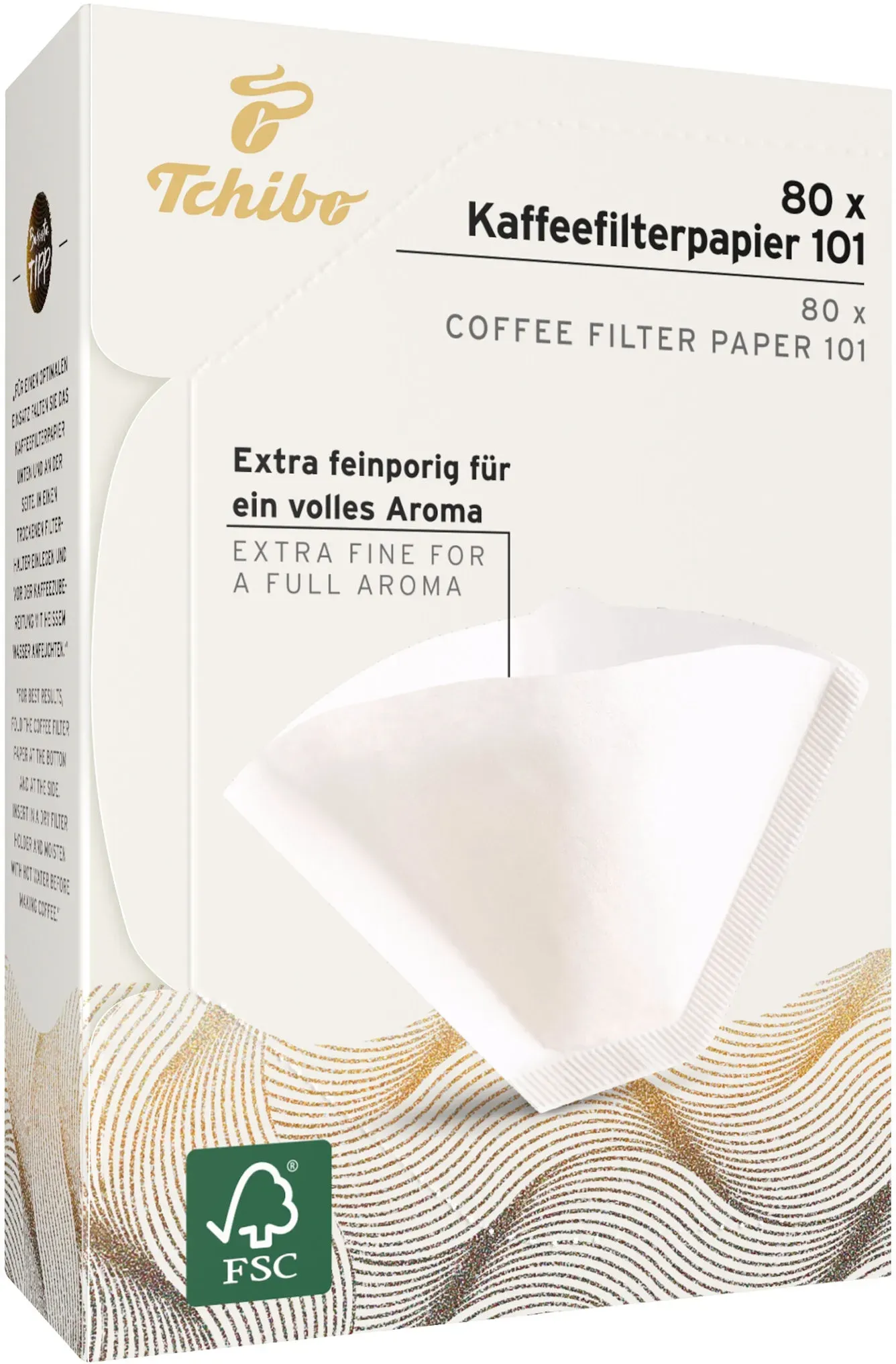 Tchibo - Filterpapier Gr. 101 - weiß