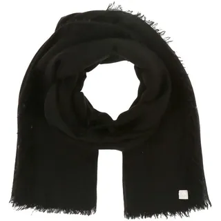 Fraas XXL-Schal Wollstola, (1, mit Schnittfransen) rosa|schwarz