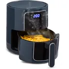 Klarstein Crisp-Pro Heißluftfritteuse Air Fryer 1400W 3,5 Ltr 8 Programme Timer Anthrazit