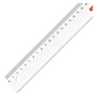 Brunnen Lineal 40 cm glasklar