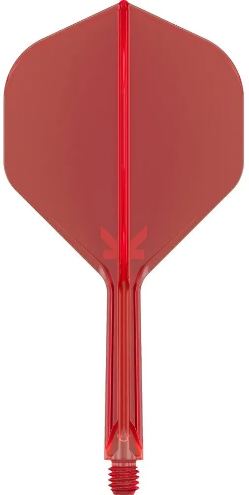 Target K-Flex Standard No2 Flight-System - Rot - 19mm/short