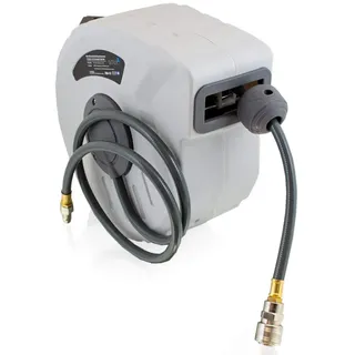 BITUXX Druckluft Schlauchtrommel automatik Druckluft Schlauchaufroller 1/4' Zoll Anschluss Automatik Schlauchaufroller für Wandmontage (10m / 10 Meter)