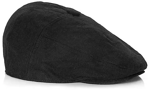 Schiebermütze, schwarz