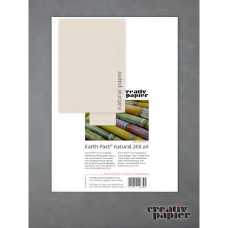Earth Pact® natural 200 Zuckerrohrpapier upcycling 200 g/m2 100 Blatt DIN A4