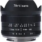 7ARTISANS 7.5mm 1:2.8 II Micro 4/3 schwarz (Manual Focus) (mit Zugabe)