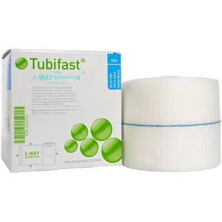 TUBIFAST Schlauchverband, blau, groß, 10 m
