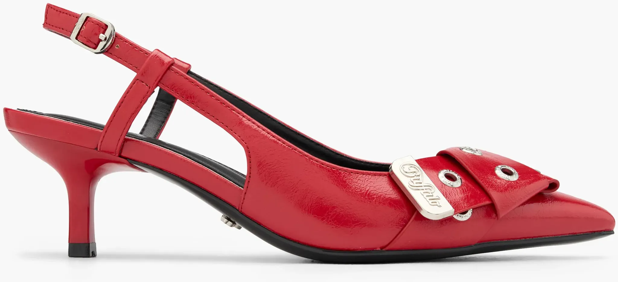 Buffalo  Slingpumps Rot, Damen, Größe: 39, Material: PU/Synthetik - Buffalo  Slingpumps Rot, Damen, Größe: 39, Material: PU/Synthetik - woman - Rot