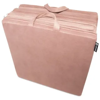 Jeflex Weichbodenmatte Turnmatte Spielmatte Turnmatte VELVET DELUXE 120 x 120 x 6 cm ROSA rosa