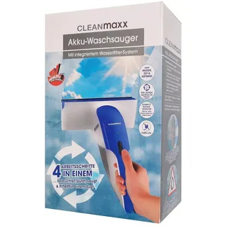 Cleanmaxx  Akku-Waschsauger/Fenstersauger für Fenster, Spiegel, Fliesen, Küchen