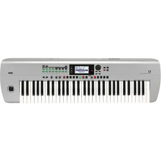 Korg Korig i3 wit (61 Tasten), Keyboard, Silber
