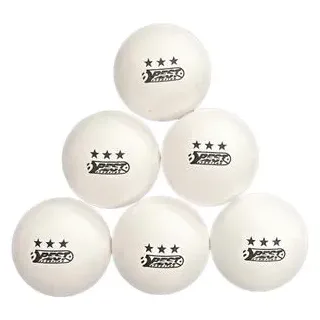 Best Sporting Best-Sporting Tischtennisbälle 23112, 3-Sterne Qualität, Ø 40mm, weiß, 6 Stück